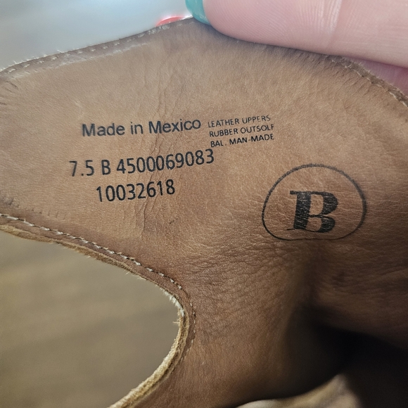 ARIAT TWO24 OPEN TOED/BOOTIES SANDALS SZ 7.5B - Picture 7 of 12